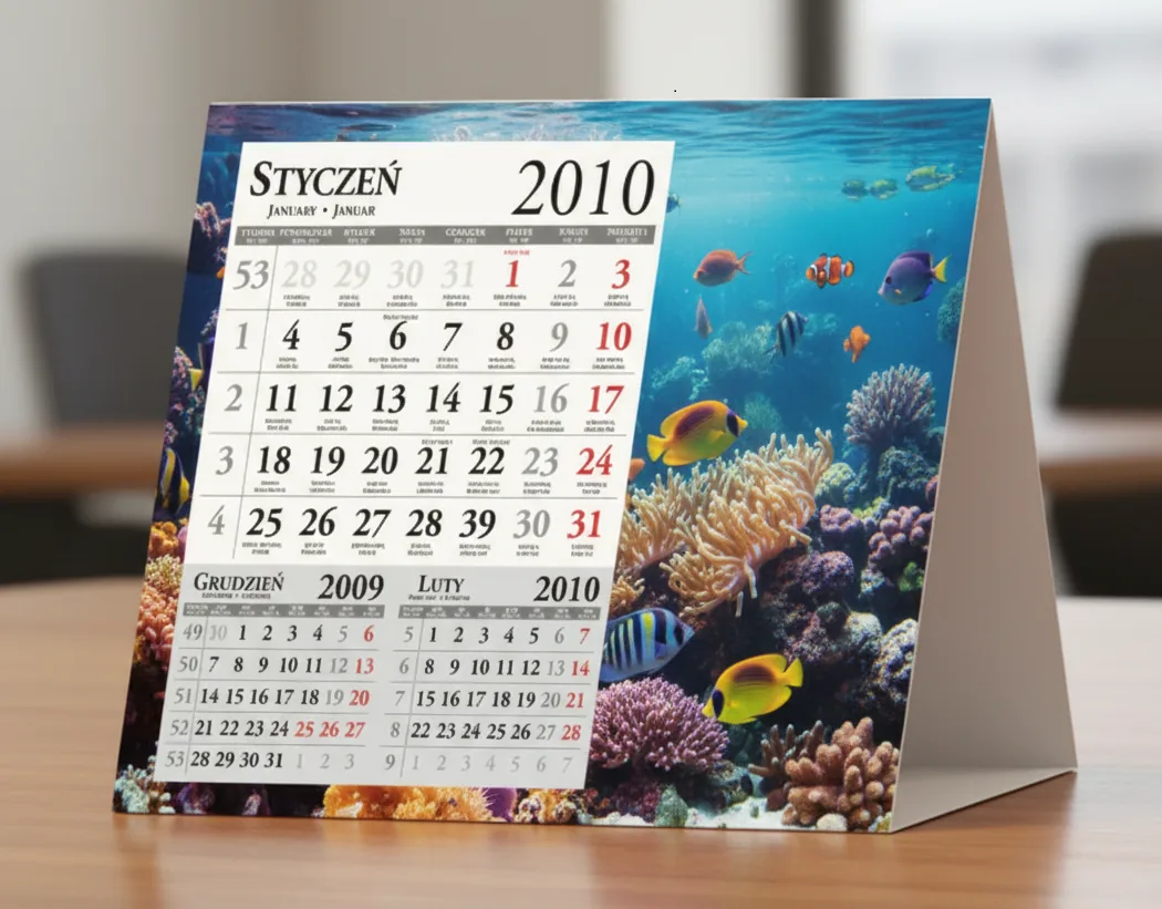 kalednarz biurkowy