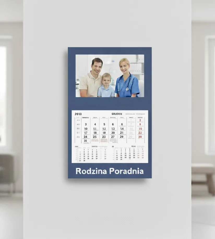 kalendarz jednodzielny z plaska glowka